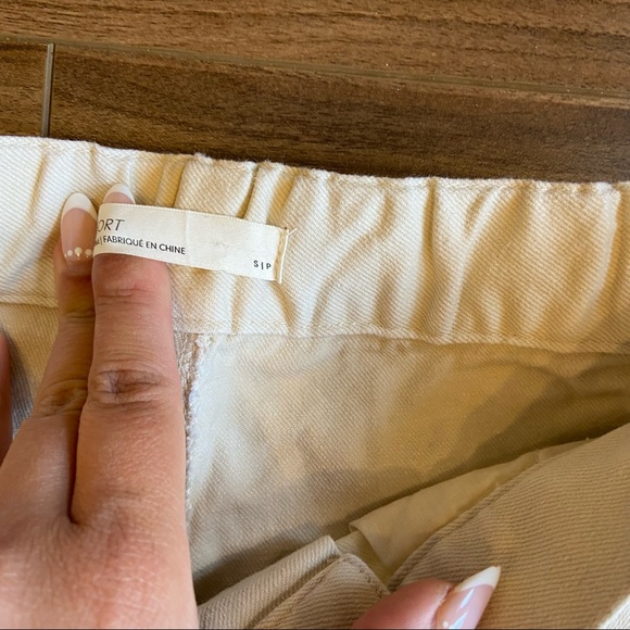 Oak + Fort Cream Pants - S - Picture 4 of 5